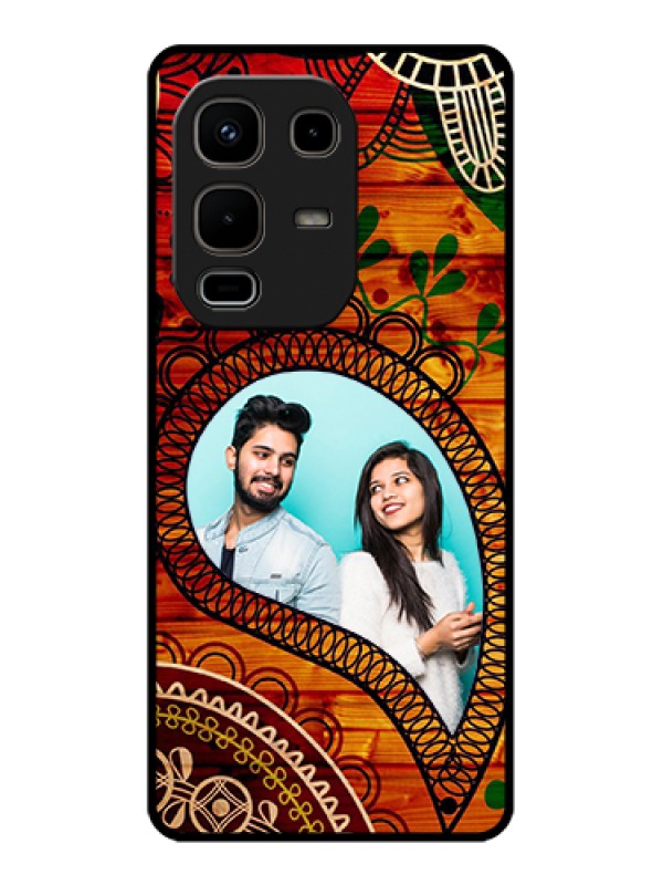 Custom Infinix Note 50s 5G Custom Glass Phone Case - Abstract Colorful Design