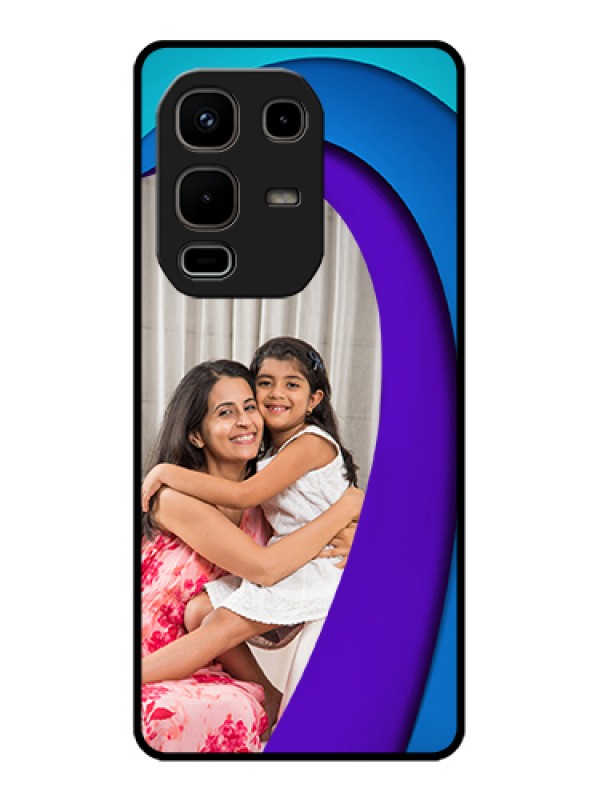 Custom Infinix Note 50s 5G Custom Glass Phone Case - Simple Pattern Design
