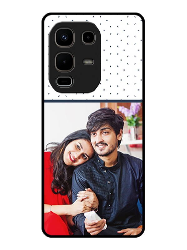 Custom Infinix Note 50s 5G Custom Glass Phone Case - Premium Dot Design