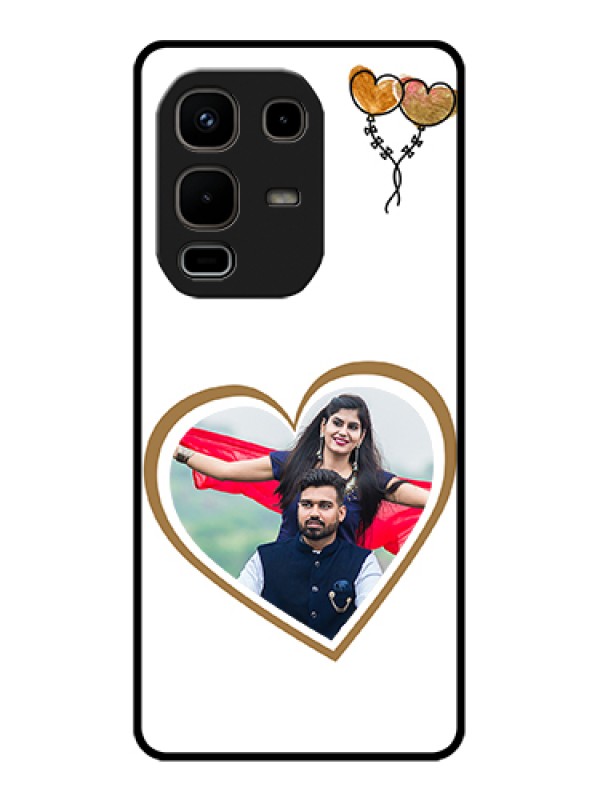 Custom Infinix Note 50s 5G Custom Glass Phone Case - You & Me Design