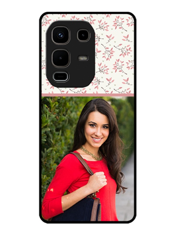 Custom Infinix Note 50s 5G Custom Glass Phone Case - Stunning Floral Design