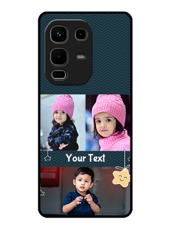 Custom Infinix Note 50s 5G Custom Glass Phone Case - Hanging Stars Design