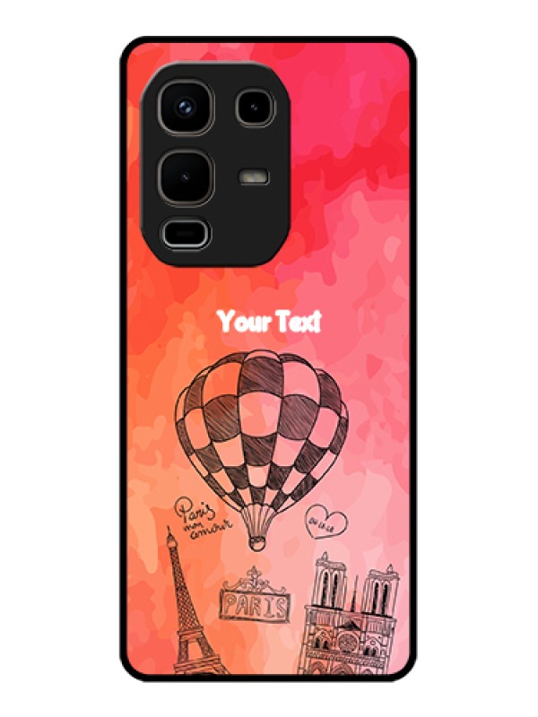 Custom Infinix Note 50s 5G Custom Glass Phone Case - Paris Theme Design