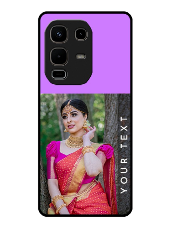Custom Infinix Note 50s 5G Custom Glass Phone Case - Birthday Icons Design
