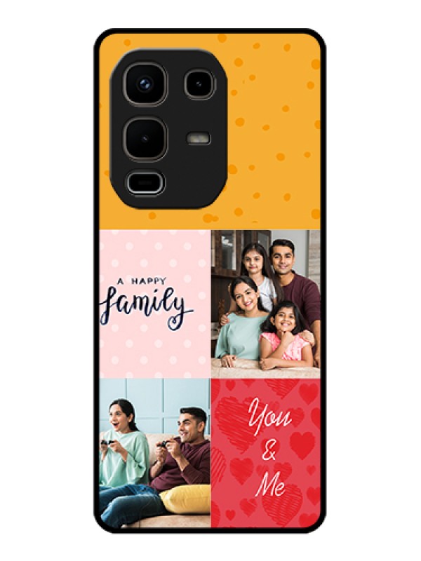 Custom Infinix Note 50s 5G Custom Glass Phone Case - Images With Quotes Design