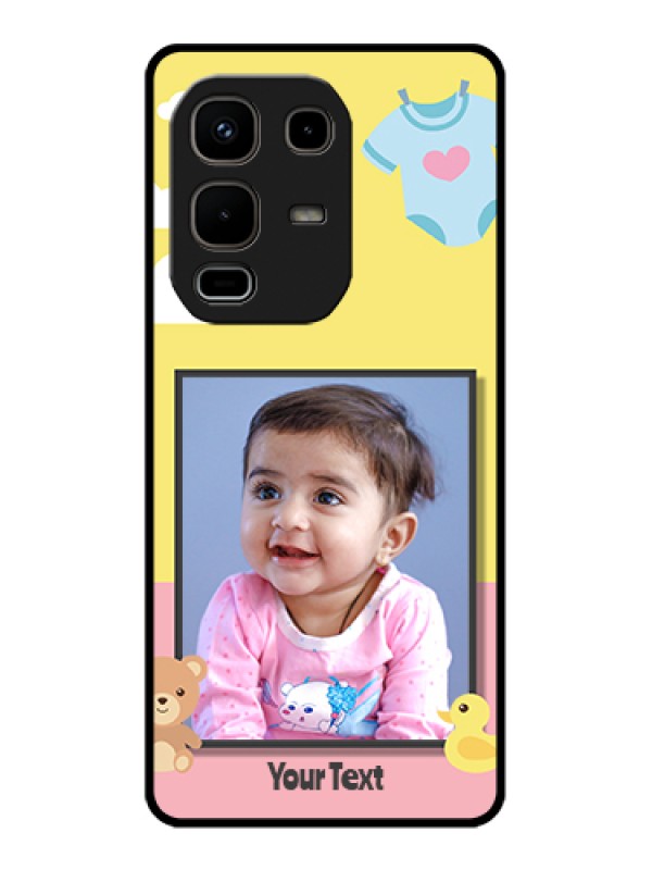 Custom Infinix Note 50s 5G Custom Glass Phone Case - Kids 2 Color Design