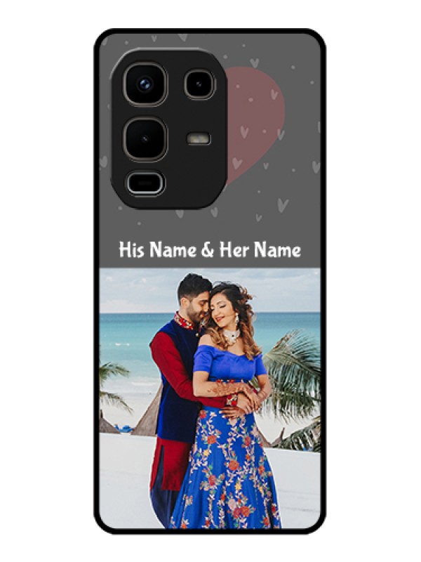 Custom Infinix Note 50s 5G Custom Glass Phone Case - Buy Love Design With Photo Online