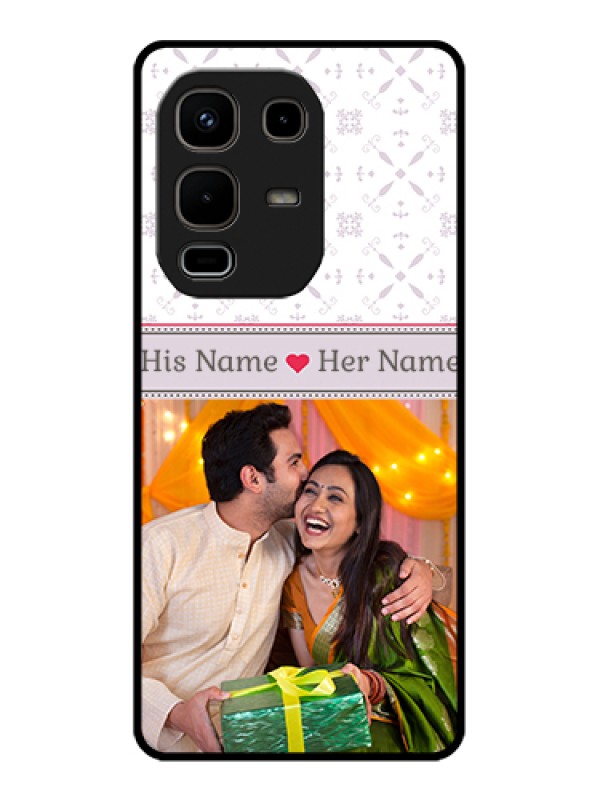 Custom Infinix Note 50s 5G Custom Glass Phone Case - With Photo And Ethnic Design