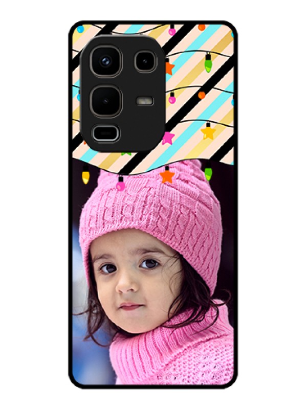 Custom Infinix Note 50s 5G Custom Glass Phone Case - Lights Hanging Design