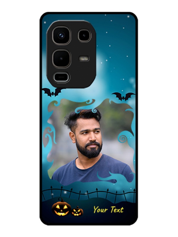 Custom Infinix Note 50s 5G Custom Glass Phone Case - Halloween Frame Design
