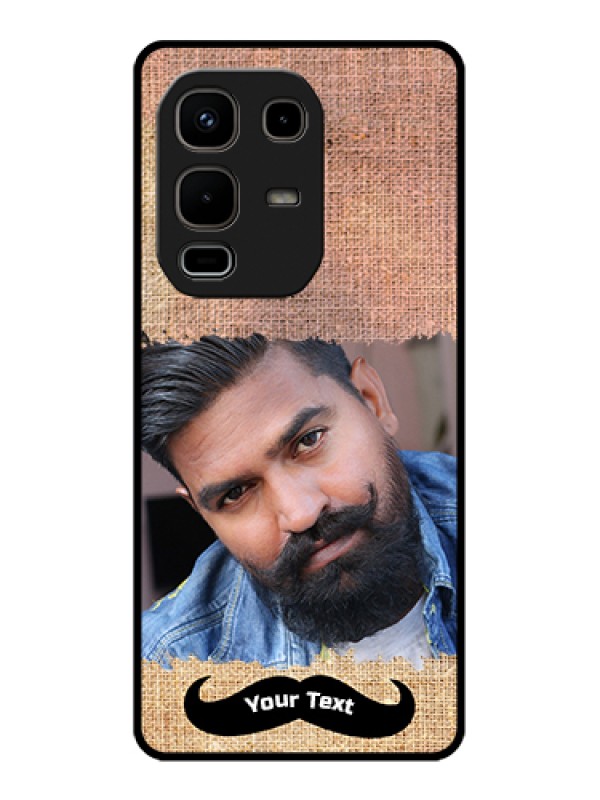 Custom Infinix Note 50s 5G Custom Glass Phone Case - With Texture Design