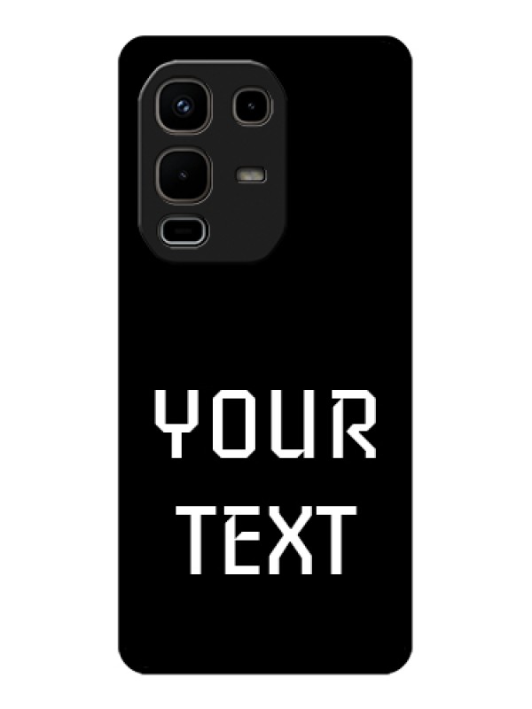 Custom Infinix Note 50s 5G Custom Glass Phone Case - Your Name Design
