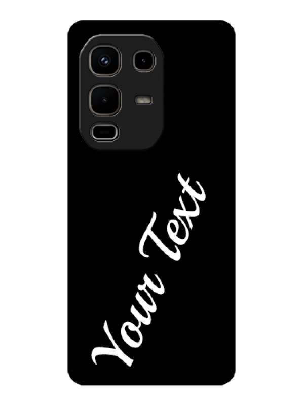 Custom Infinix Note 50s 5G Custom Glass Phone Case - With Your Name Design