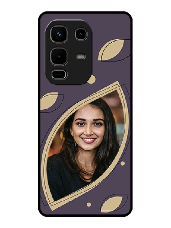 Custom Infinix Note 50s 5G Custom Glass Phone Case - Falling Leaf Design