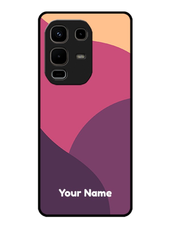 Custom Infinix Note 50s 5G Custom Glass Phone Case - Mixed Multi - Colour Abstract Art Design