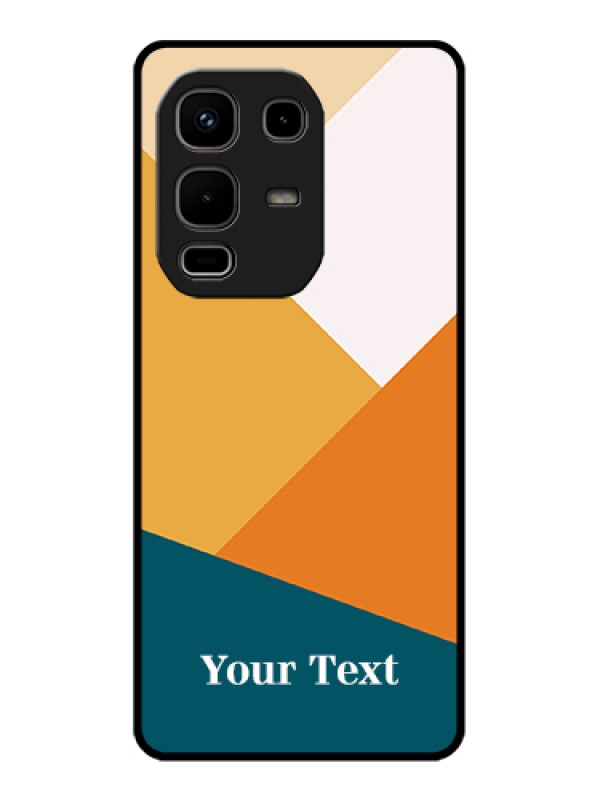 Custom Infinix Note 50s 5G Custom Glass Phone Case - Stacked Multi - Colour Design