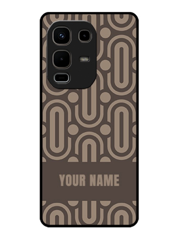 Custom Infinix Note 50s 5G Custom Glass Phone Case - Captivating Zero Pattern Design