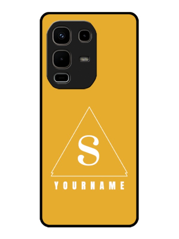 Custom Infinix Note 50s 5G Custom Glass Phone Case - Simple Triangle Design