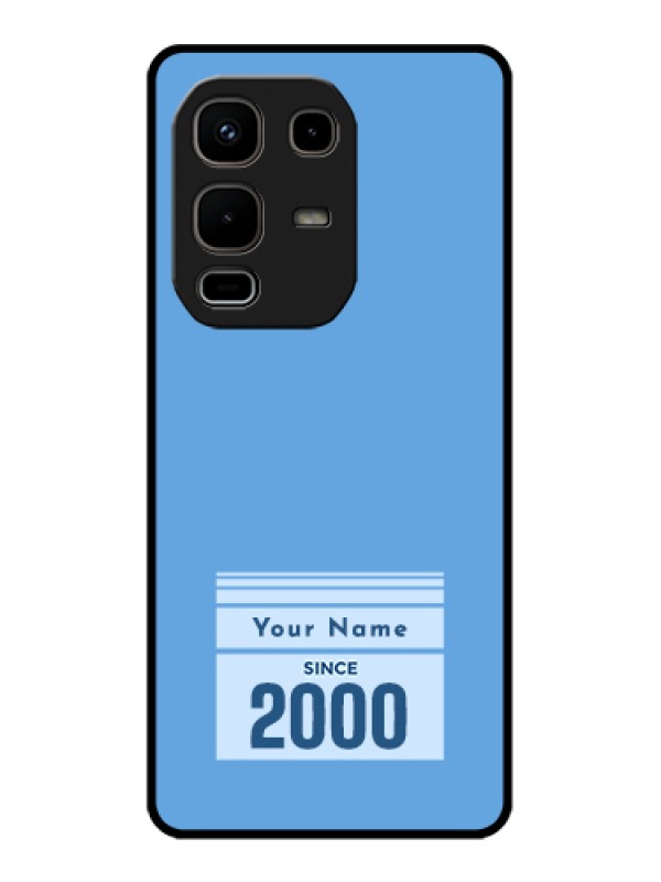 Custom Infinix Note 50s 5G Custom Glass Phone Case - Custom Year Of Birth Design