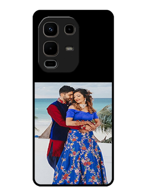 Custom Infinix Note 50s 5G Custom Glass Phone Case - Upload Full Picture With Custom Color Design
