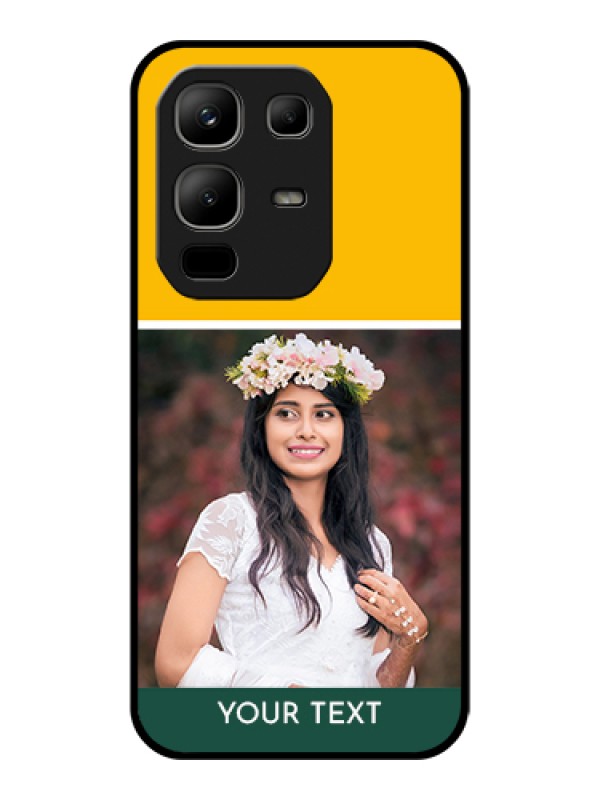 Custom Infinix Note 50x 5G Custom Glass Phone Case - Love You Design