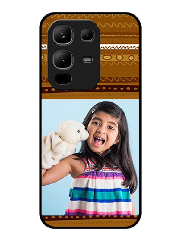 Custom Infinix Note 50x 5G Custom Glass Phone Case - Friends Picture Upload Design