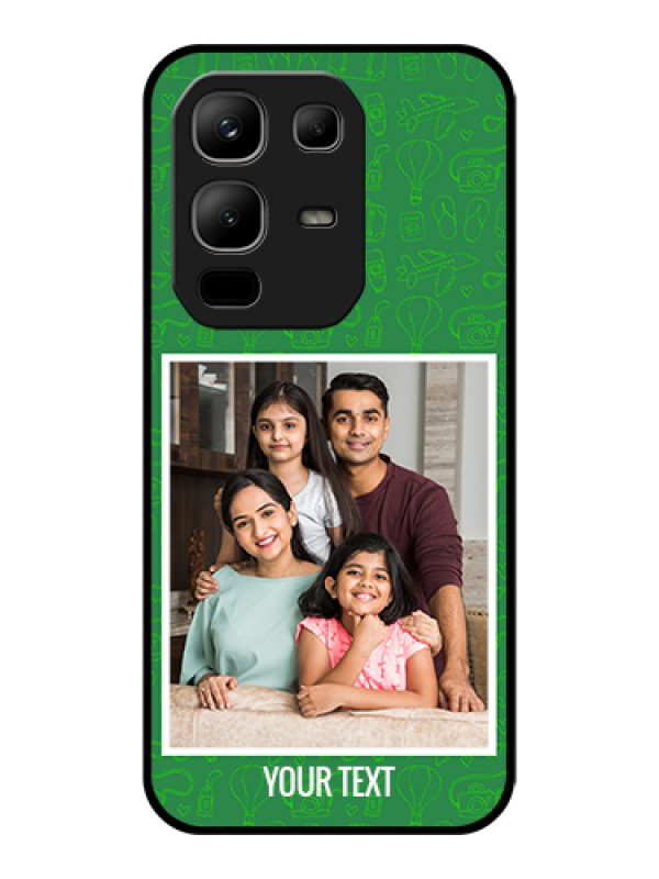 Custom Infinix Note 50x 5G Custom Glass Phone Case - Picture Upload Design