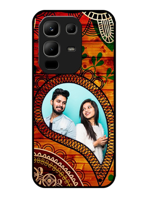 Custom Infinix Note 50x 5G Custom Glass Phone Case - Abstract Colorful Design