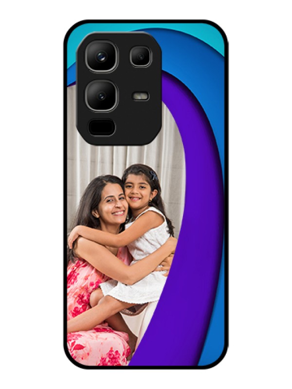 Custom Infinix Note 50x 5G Custom Glass Phone Case - Simple Pattern Design