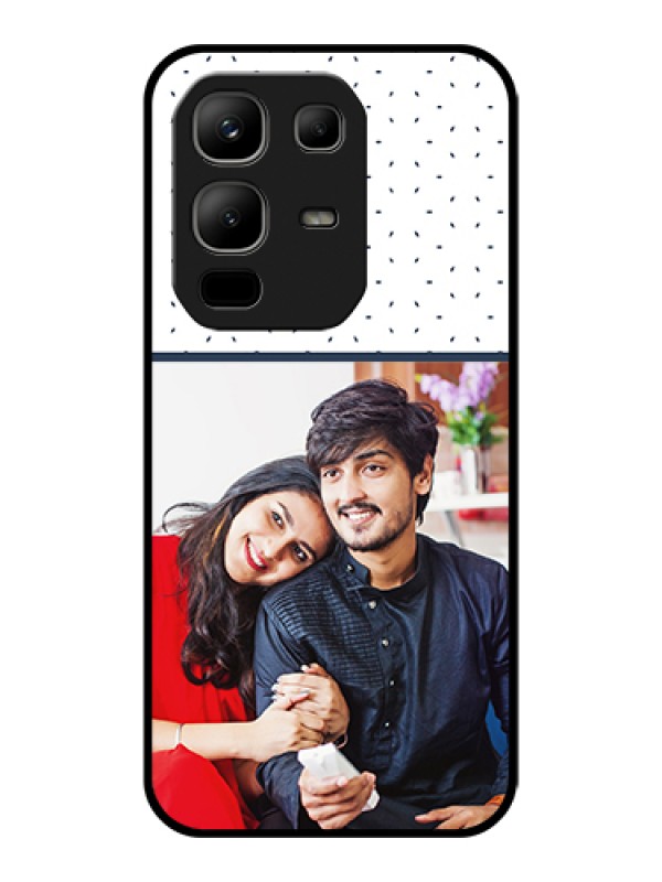Custom Infinix Note 50x 5G Custom Glass Phone Case - Premium Dot Design