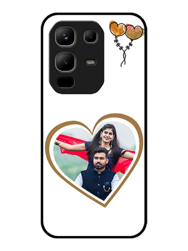 Custom Infinix Note 50x 5G Custom Glass Phone Case - You & Me Design
