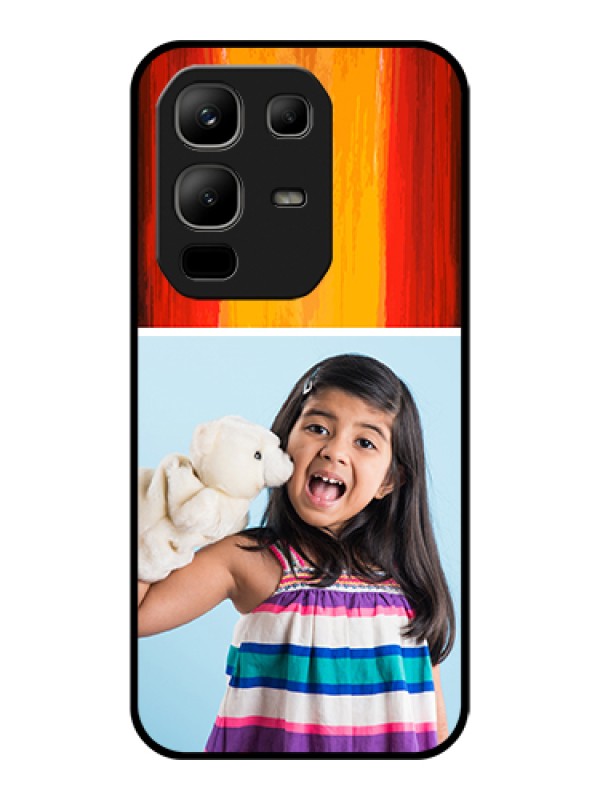 Custom Infinix Note 50x 5G Custom Glass Phone Case - Multi Color Design