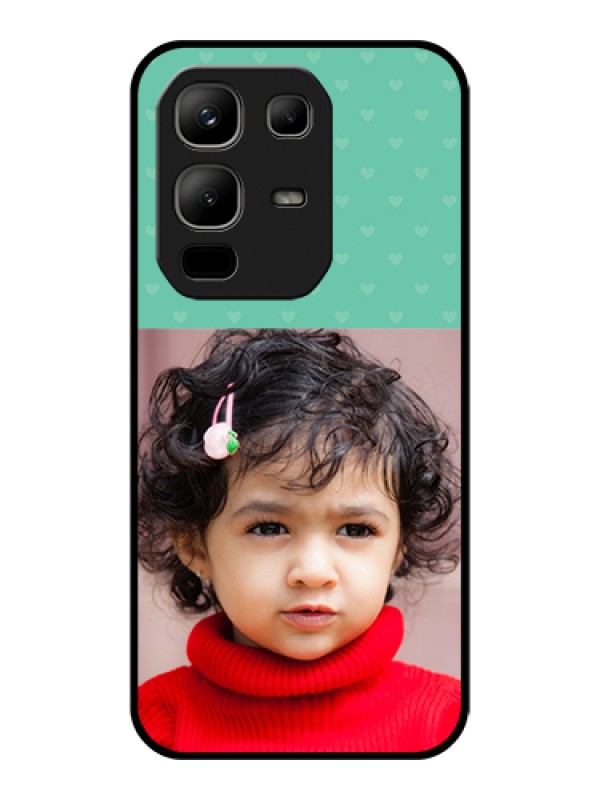 Custom Infinix Note 50x 5G Custom Glass Phone Case - Lovers Picture Design