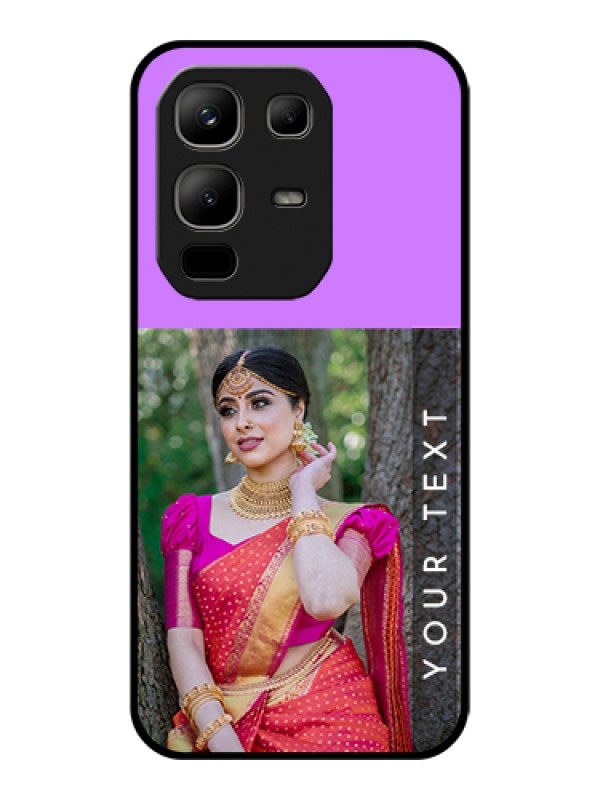 Custom Infinix Note 50x 5G Custom Glass Phone Case - Birthday Icons Design