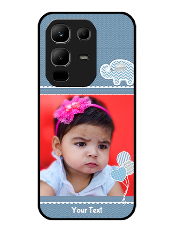 Custom Infinix Note 50x 5G Custom Glass Phone Case - With Kids Pattern Design