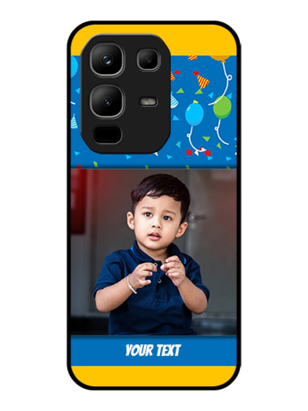 Custom Infinix Note 50x 5G Custom Glass Phone Case - Birthday Wishes Design