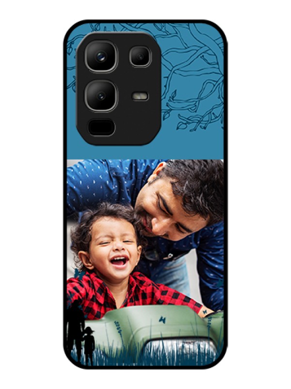 Custom Infinix Note 50x 5G Custom Glass Phone Case - Best Dad Design