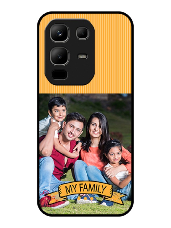 Custom Infinix Note 50x 5G Custom Glass Phone Case - My Family Design