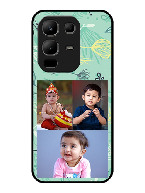 Custom Infinix Note 50x 5G Custom Glass Phone Case - Forever Family Design