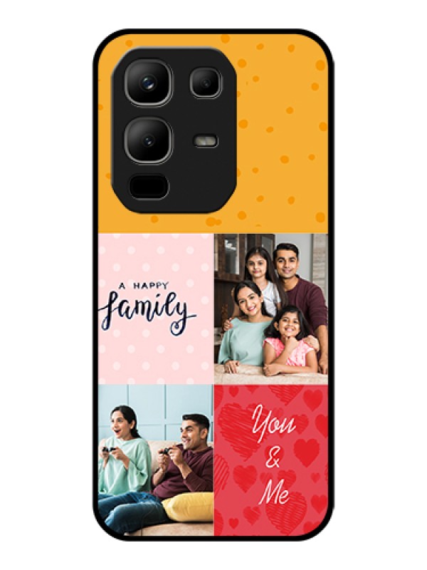 Custom Infinix Note 50x 5G Custom Glass Phone Case - Images With Quotes Design