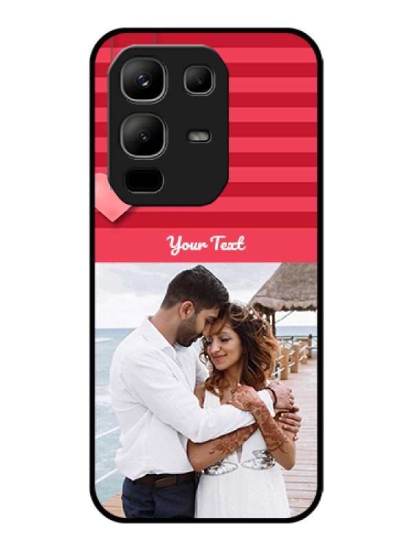 Custom Infinix Note 50x 5G Custom Glass Phone Case - Valentines Day Design