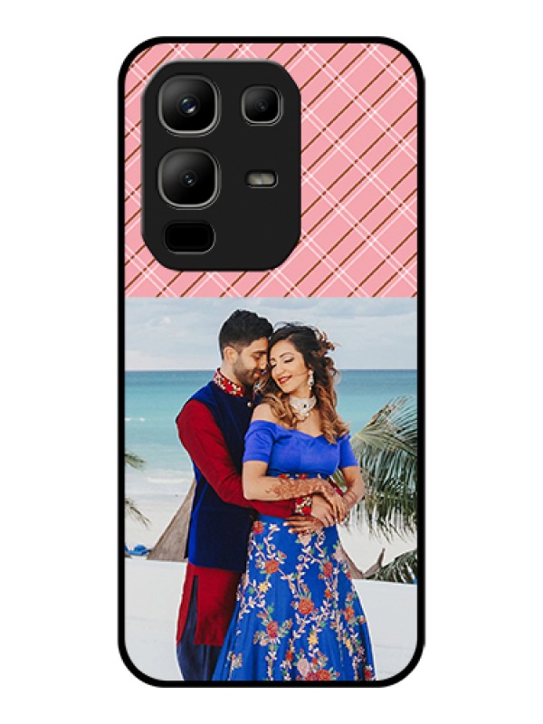 Custom Infinix Note 50x 5G Custom Glass Phone Case - Together Forever Design