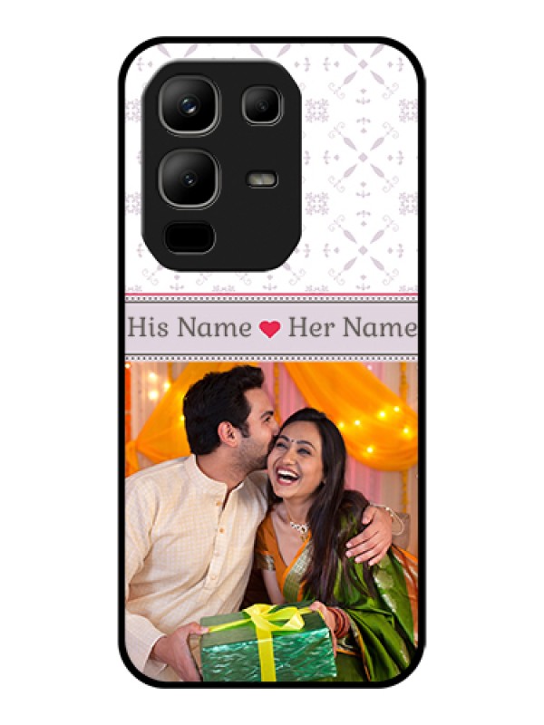 Custom Infinix Note 50x 5G Custom Glass Phone Case - With Photo And Ethnic Design