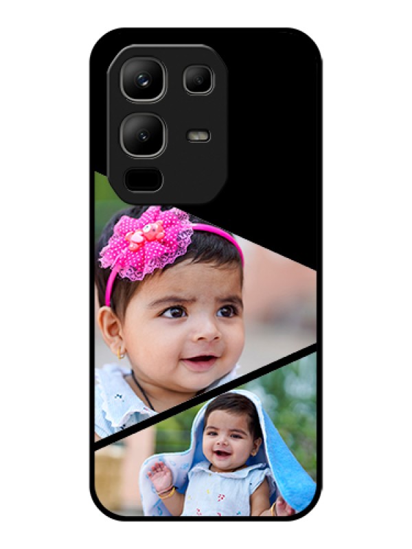 Custom Infinix Note 50x 5G Custom Glass Phone Case - Semi Cut Design