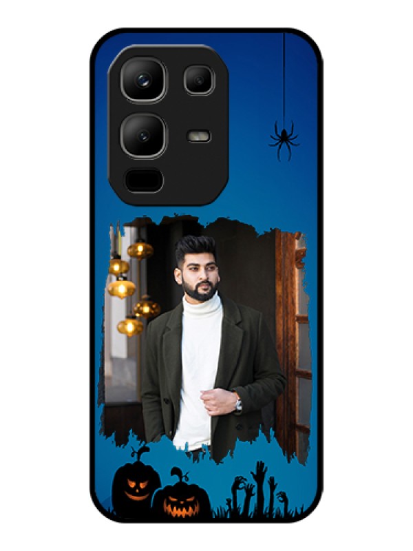 Custom Infinix Note 50x 5G Custom Glass Phone Case - With Pro Halloween Design
