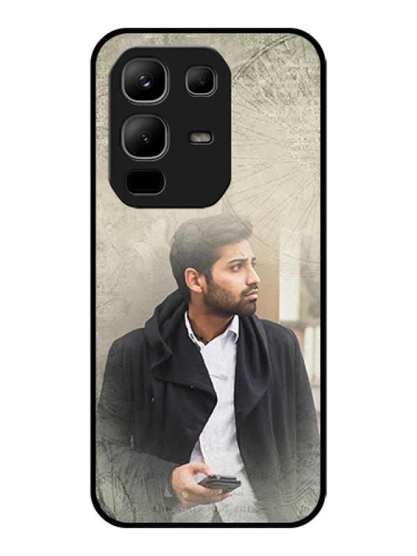 Custom Infinix Note 50x 5G Custom Glass Phone Case - With Vintage Design