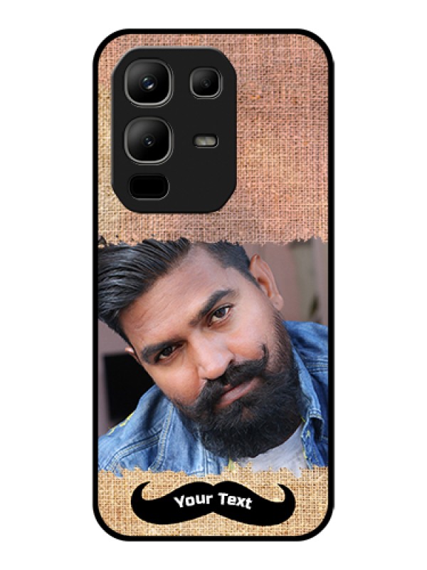 Custom Infinix Note 50x 5G Custom Glass Phone Case - With Texture Design