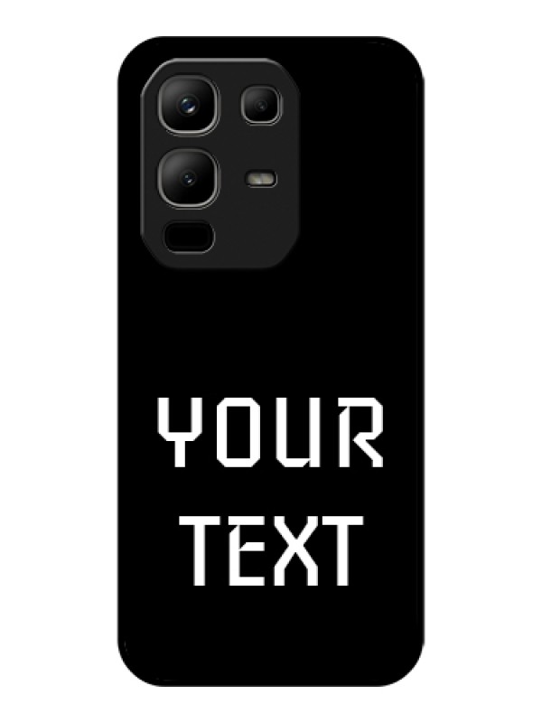 Custom Infinix Note 50x 5G Custom Glass Phone Case - Your Name Design