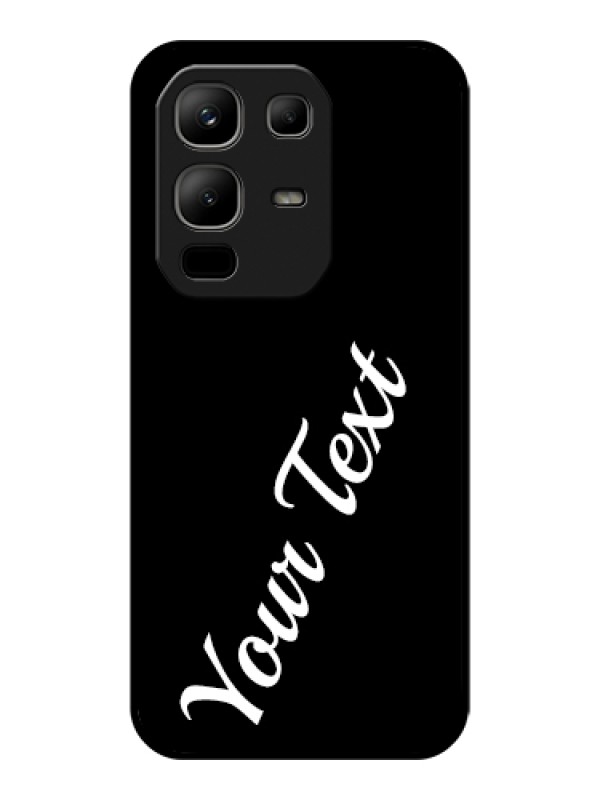 Custom Infinix Note 50x 5G Custom Glass Phone Case - With Your Name Design
