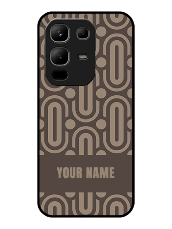 Custom Infinix Note 50x 5G Custom Glass Phone Case - Captivating Zero Pattern Design